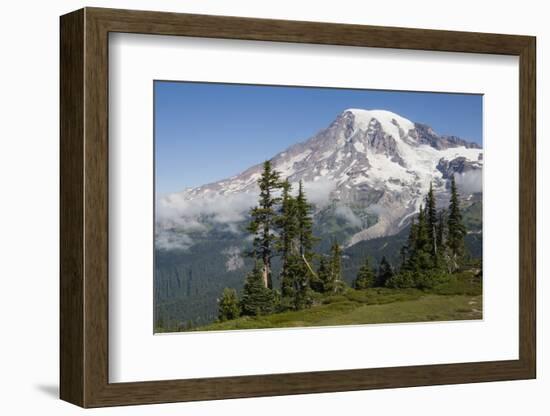 Mount Rainier National Park, Mount Rainier-Ken Archer-Framed Photographic Print