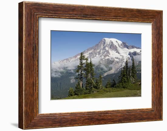 Mount Rainier National Park, Mount Rainier-Ken Archer-Framed Photographic Print