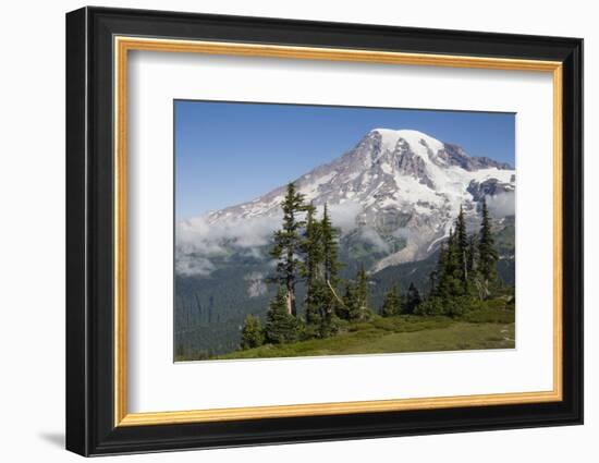 Mount Rainier National Park, Mount Rainier-Ken Archer-Framed Photographic Print