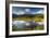 Mount Rainier National Park, Washinton: Sunset At Reflection Lakes With Mount Rainier Bkgd-Ian Shive-Framed Photographic Print