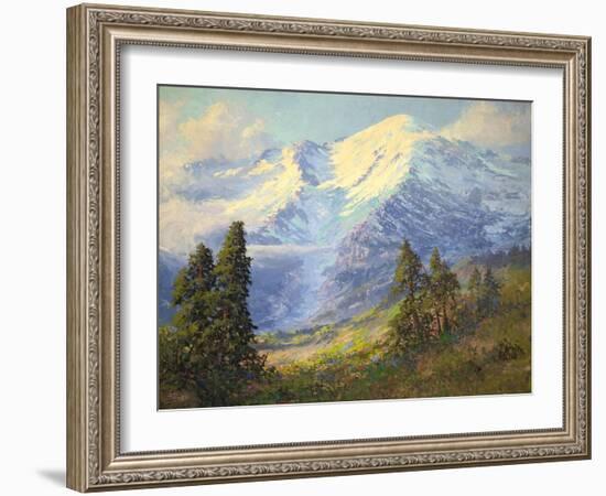 Mount Rainier-Lionel E. Salmon-Framed Giclee Print