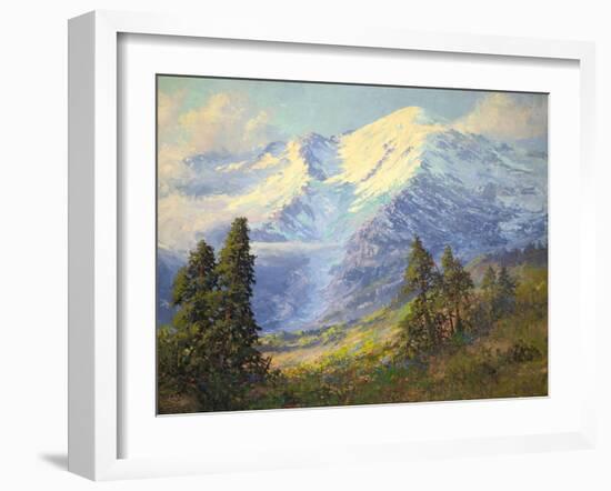 Mount Rainier-Lionel E. Salmon-Framed Giclee Print