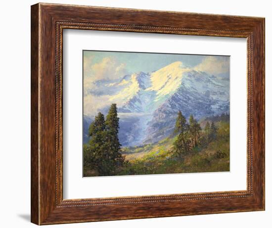 Mount Rainier-Lionel E. Salmon-Framed Giclee Print