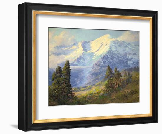 Mount Rainier-Lionel E. Salmon-Framed Giclee Print