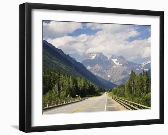 Mount Robson, Mount Robson Provincial Park, British Columbia, Canada, North America-Jochen Schlenker-Framed Photographic Print