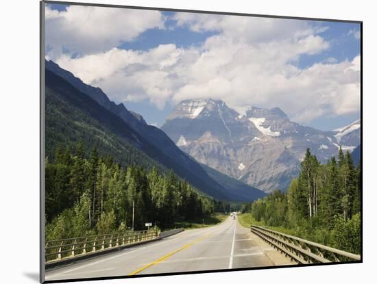 Mount Robson, Mount Robson Provincial Park, British Columbia, Canada, North America-Jochen Schlenker-Mounted Photographic Print