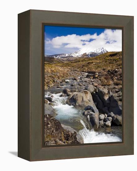 Mount Ruapehu, Tongariro National Park, UNESCO World Heritage Site, North Island, New Zealand, Paci-Ben Pipe-Framed Premier Image Canvas