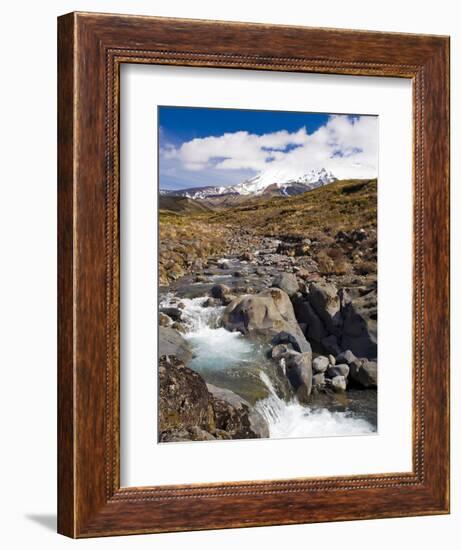 Mount Ruapehu, Tongariro National Park, UNESCO World Heritage Site, North Island, New Zealand, Paci-Ben Pipe-Framed Photographic Print