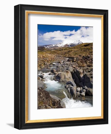 Mount Ruapehu, Tongariro National Park, UNESCO World Heritage Site, North Island, New Zealand, Paci-Ben Pipe-Framed Photographic Print