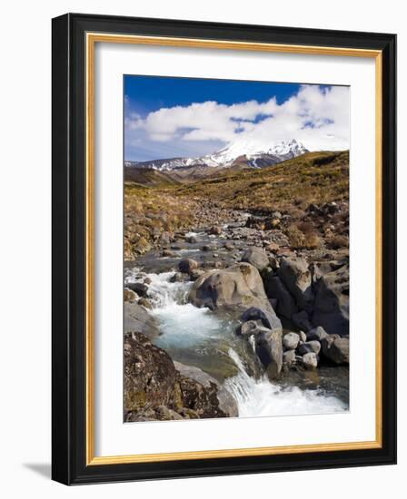 Mount Ruapehu, Tongariro National Park, UNESCO World Heritage Site, North Island, New Zealand, Paci-Ben Pipe-Framed Photographic Print