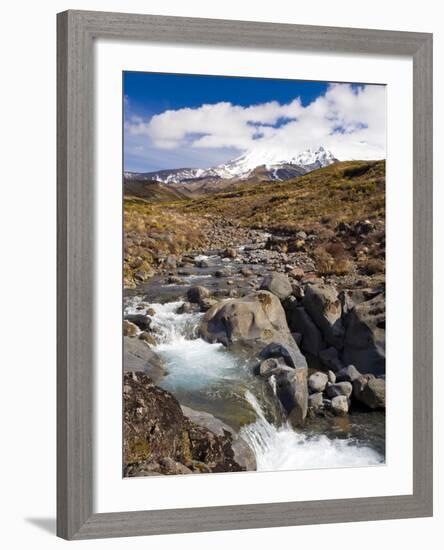 Mount Ruapehu, Tongariro National Park, UNESCO World Heritage Site, North Island, New Zealand, Paci-Ben Pipe-Framed Photographic Print