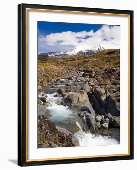 Mount Ruapehu, Tongariro National Park, UNESCO World Heritage Site, North Island, New Zealand, Paci-Ben Pipe-Framed Photographic Print