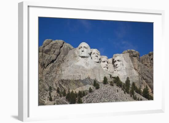 Mount Rushmore National Memorial, Keystone, South Dakota, USA-Walter Bibikow-Framed Photographic Print