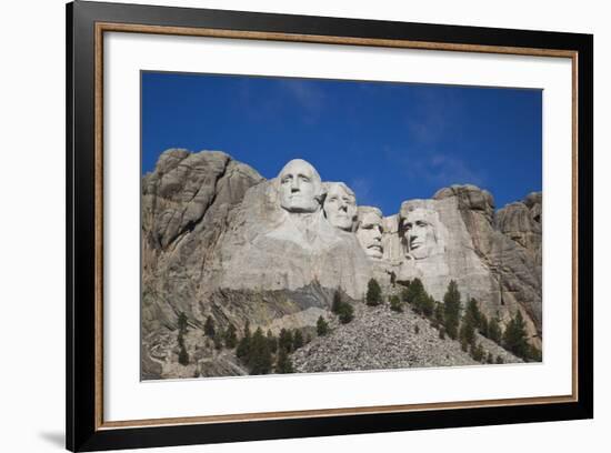 Mount Rushmore National Memorial, Keystone, South Dakota, USA-Walter Bibikow-Framed Photographic Print