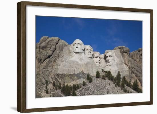 Mount Rushmore National Memorial, Keystone, South Dakota, USA-Walter Bibikow-Framed Photographic Print