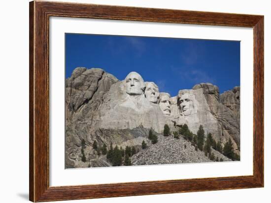 Mount Rushmore National Memorial, Keystone, South Dakota, USA-Walter Bibikow-Framed Photographic Print