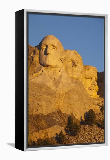 Mount Rushmore National Memorial, Keystone, South Dakota, USA-Walter Bibikow-Framed Premier Image Canvas