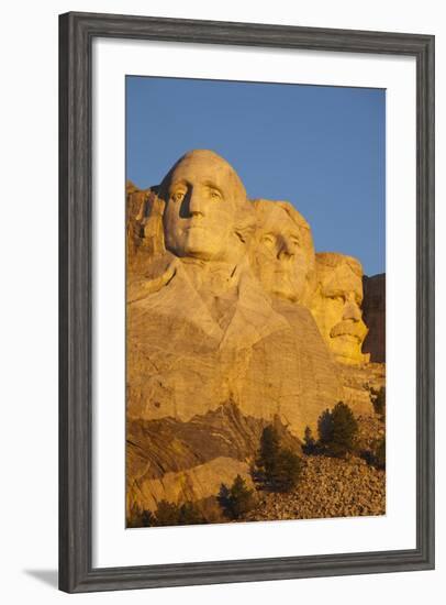 Mount Rushmore National Memorial, Keystone, South Dakota, USA-Walter Bibikow-Framed Photographic Print