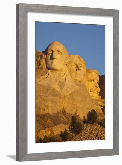 Mount Rushmore National Memorial, Keystone, South Dakota, USA-Walter Bibikow-Framed Photographic Print