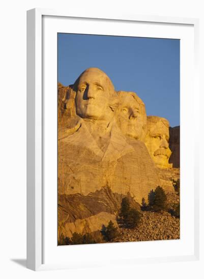 Mount Rushmore National Memorial, Keystone, South Dakota, USA-Walter Bibikow-Framed Photographic Print