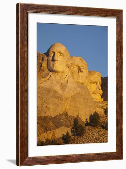 Mount Rushmore National Memorial, Keystone, South Dakota, USA-Walter Bibikow-Framed Photographic Print