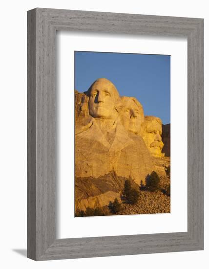 Mount Rushmore National Memorial, Keystone, South Dakota, USA-Walter Bibikow-Framed Photographic Print