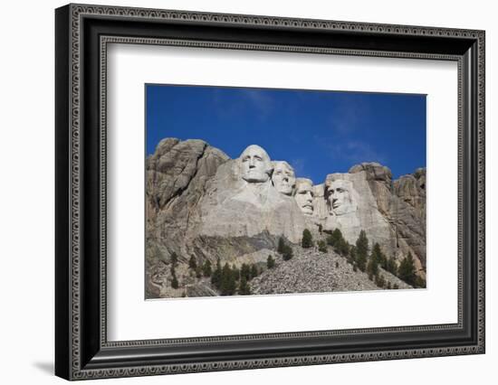 Mount Rushmore National Memorial, Keystone, South Dakota, USA-Walter Bibikow-Framed Photographic Print