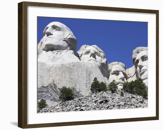 Mount Rushmore National Memorial, South Dakota, Usa-Stocktrek Images-Framed Photographic Print