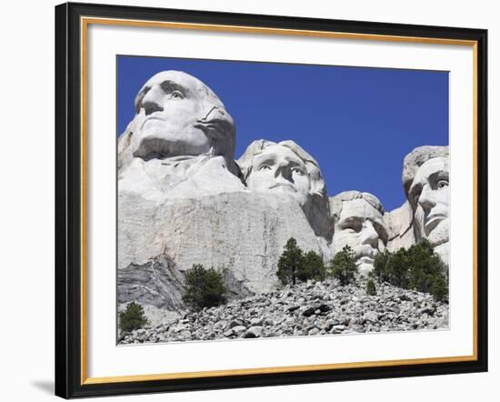 Mount Rushmore National Memorial, South Dakota, Usa-Stocktrek Images-Framed Photographic Print
