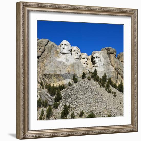 Mount Rushmore National Memorial-Ron Chapple-Framed Photographic Print