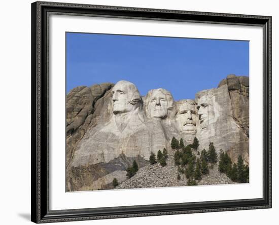 Mount Rushmore National Monument, Keystone, South Dakota, USA-Walter Bibikow-Framed Photographic Print