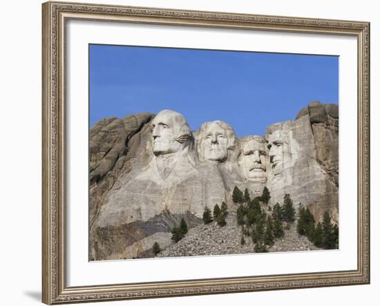 Mount Rushmore National Monument, Keystone, South Dakota, USA-Walter Bibikow-Framed Photographic Print