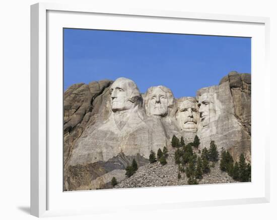 Mount Rushmore National Monument, Keystone, South Dakota, USA-Walter Bibikow-Framed Photographic Print