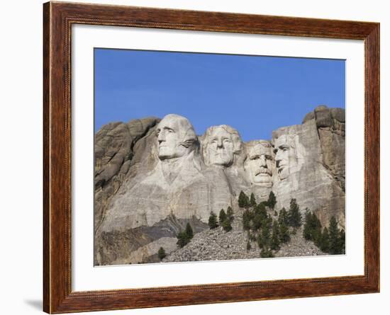 Mount Rushmore National Monument, Keystone, South Dakota, USA-Walter Bibikow-Framed Photographic Print