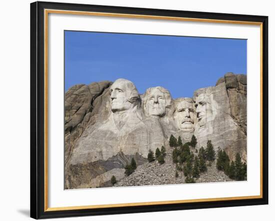 Mount Rushmore National Monument, Keystone, South Dakota, USA-Walter Bibikow-Framed Photographic Print