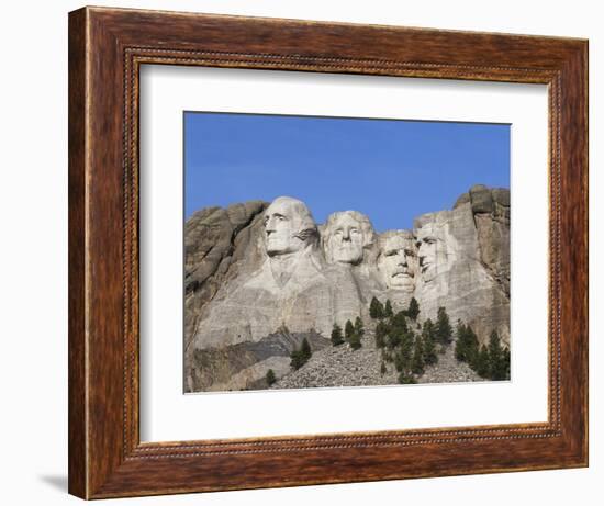 Mount Rushmore National Monument, Keystone, South Dakota, USA-Walter Bibikow-Framed Photographic Print