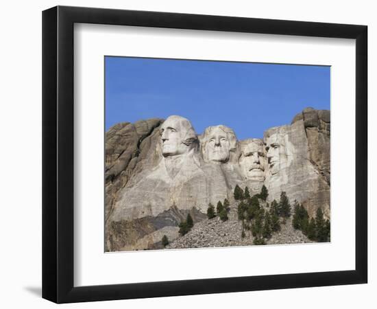 Mount Rushmore National Monument, Keystone, South Dakota, USA-Walter Bibikow-Framed Photographic Print