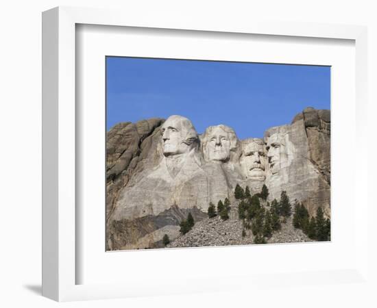 Mount Rushmore National Monument, Keystone, South Dakota, USA-Walter Bibikow-Framed Photographic Print