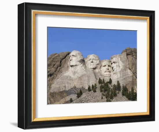 Mount Rushmore National Monument, Keystone, South Dakota, USA-Walter Bibikow-Framed Photographic Print