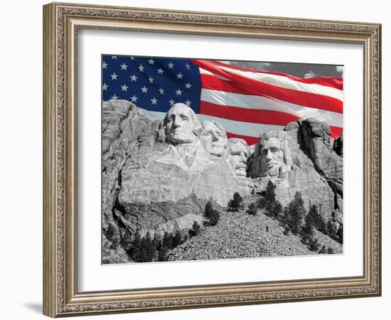 Mount Rushmore-Philippe Sainte-Laudy-Framed Photographic Print