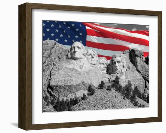 Mount Rushmore-Philippe Sainte-Laudy-Framed Photographic Print