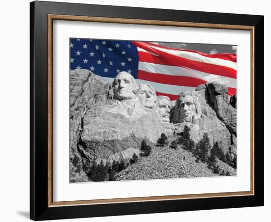 Mount Rushmore-Philippe Sainte-Laudy-Framed Photographic Print