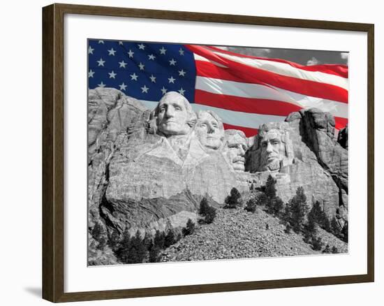 Mount Rushmore-Philippe Sainte-Laudy-Framed Photographic Print