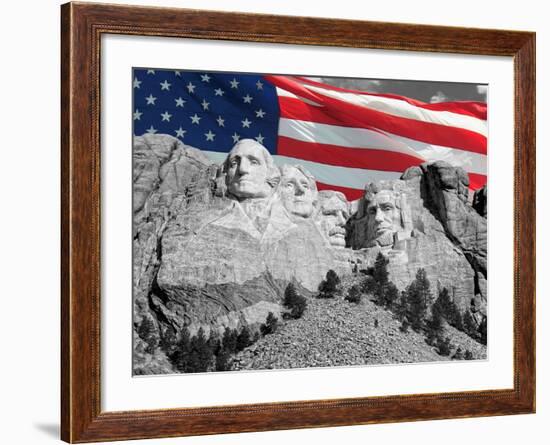 Mount Rushmore-Philippe Sainte-Laudy-Framed Photographic Print