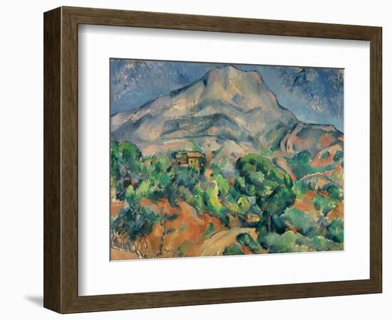 Mount Saint-Victoire-Paul Cézanne-Framed Giclee Print