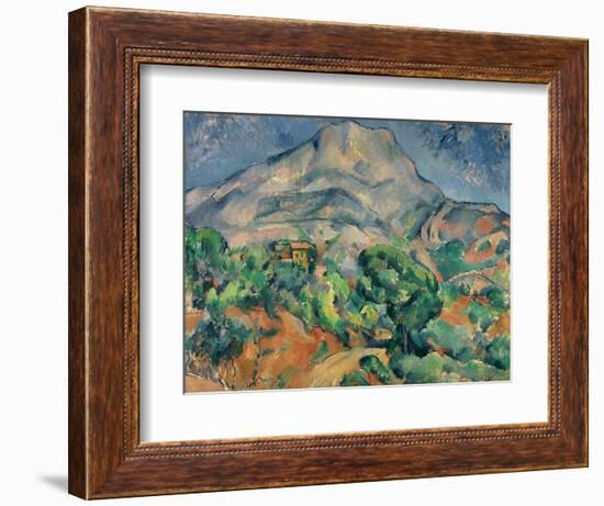 Mount Saint-Victoire-Paul Cézanne-Framed Giclee Print