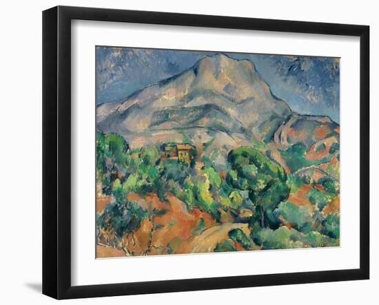 Mount Saint-Victoire-Paul Cézanne-Framed Giclee Print