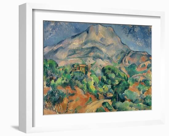 Mount Saint-Victoire-Paul Cézanne-Framed Giclee Print