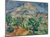 Mount Saint-Victoire-Paul Cézanne-Mounted Giclee Print