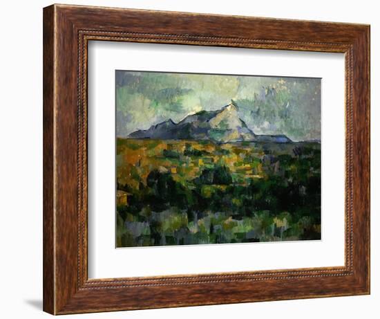 Mount Sainte-Victoire, 1906-Paul Cézanne-Framed Giclee Print